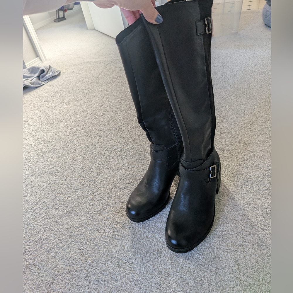 Dr. Scholl's Prairie Black Knee High Boot, Size 7